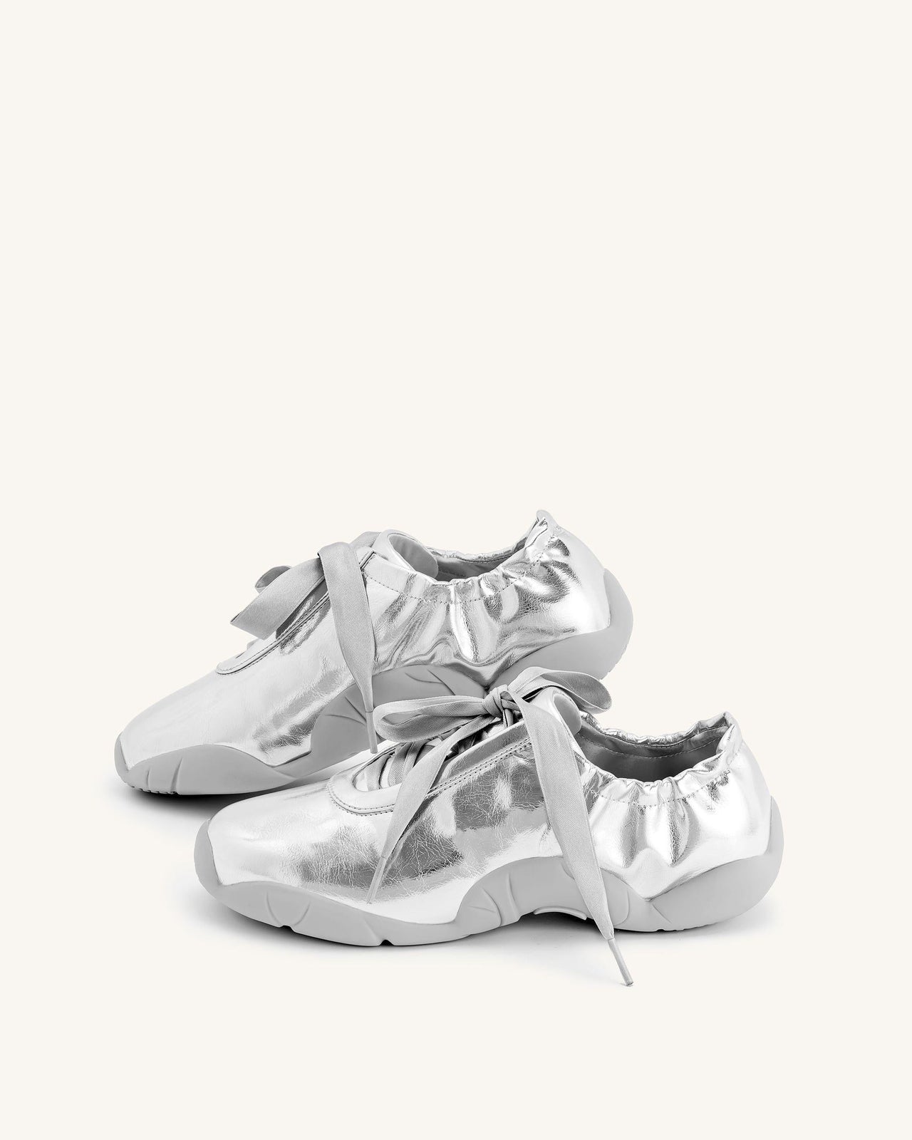 Flavia 芭蕾舞鞋 - 銀色