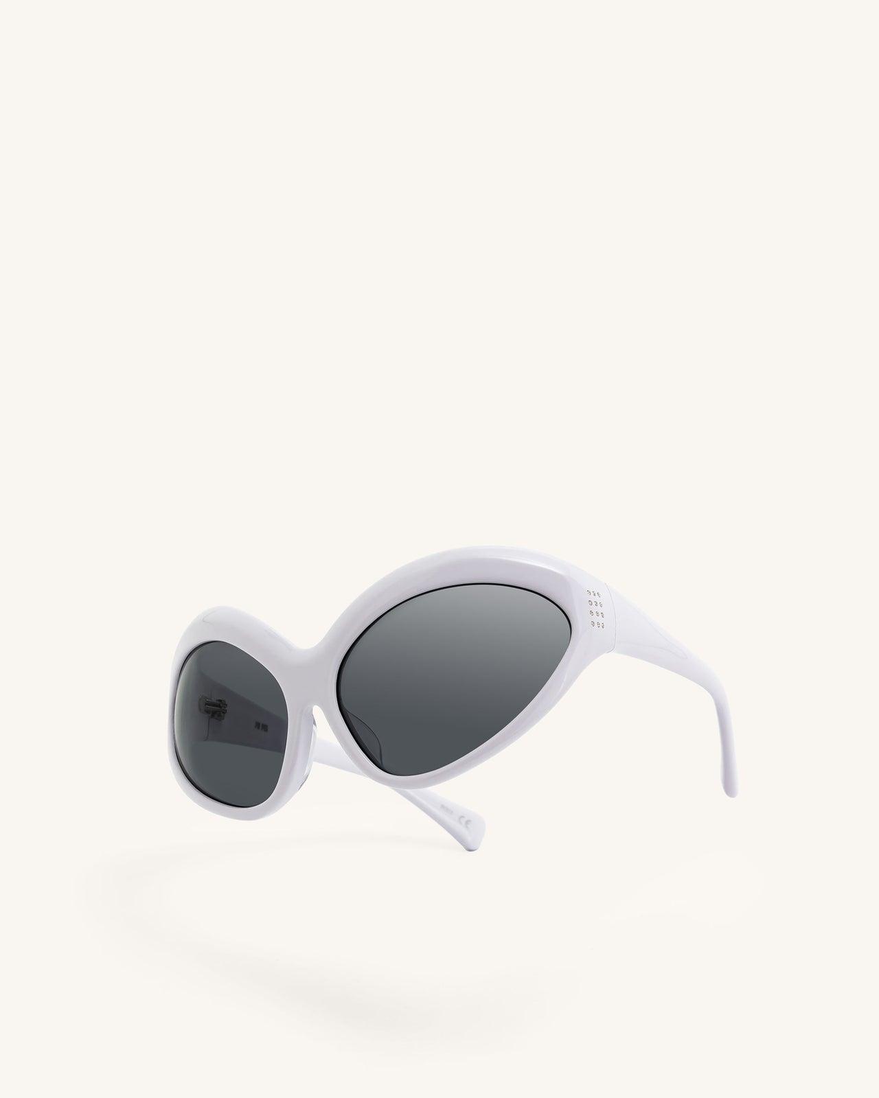 Quorra 貓眼太陽眼鏡 - 白色